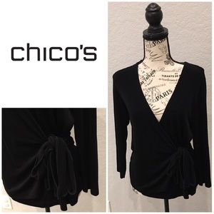 Versatile & Chic Chico’s Travelers V-Neck Wrap Top
